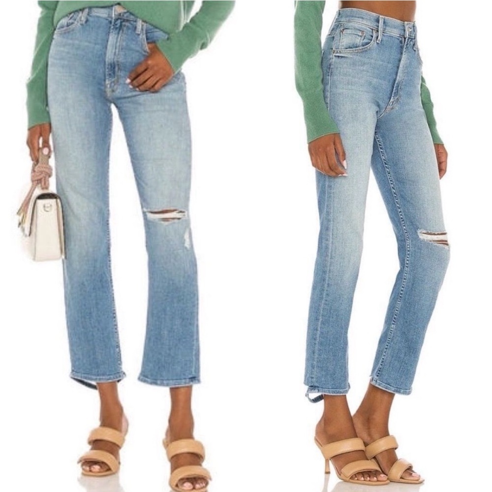 MOTHER High Waisted Rider Ankle